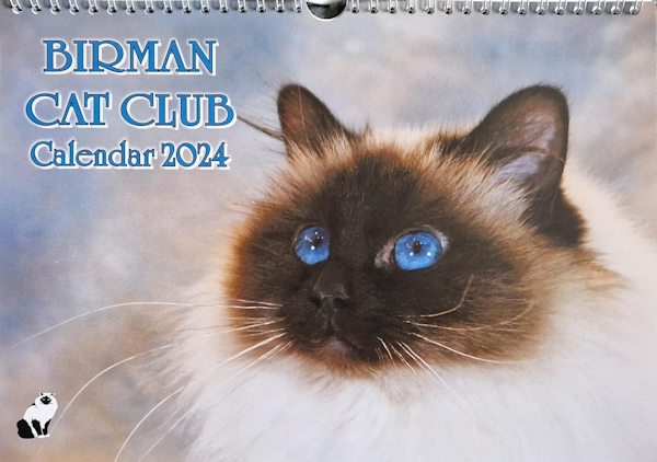 Birman Cat Club Calendar 2024
